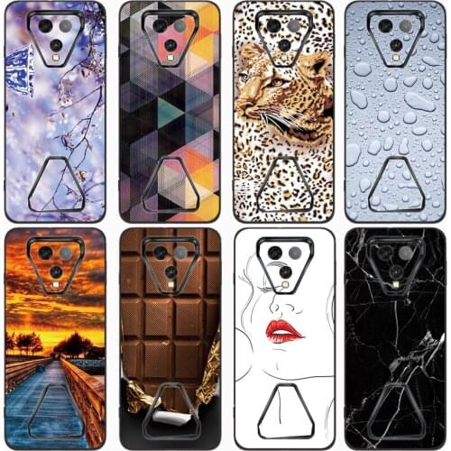 For BLACKVIEW BL5000 6.36 INCH Case Rose Wolf Cute Patterned Cover Soft Silicon Phone Case for BL5000 6.36 inch Top Quality