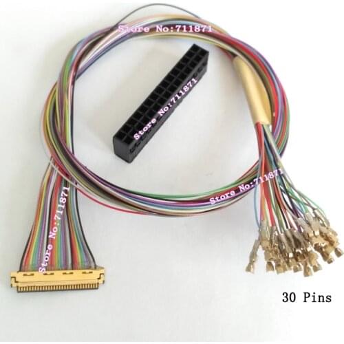 I-PEX 30Pin Full Cable Custom Lcd Screen Cable Line 0.5 Pitch 30Pin I-PEX 20453-030T LVDS Lcd Screen Line Cable 20455-030E eDP