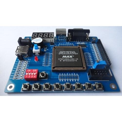Altera CPLD EPM7128SLC84 Development Board (with USB Downloader, Serial Line)