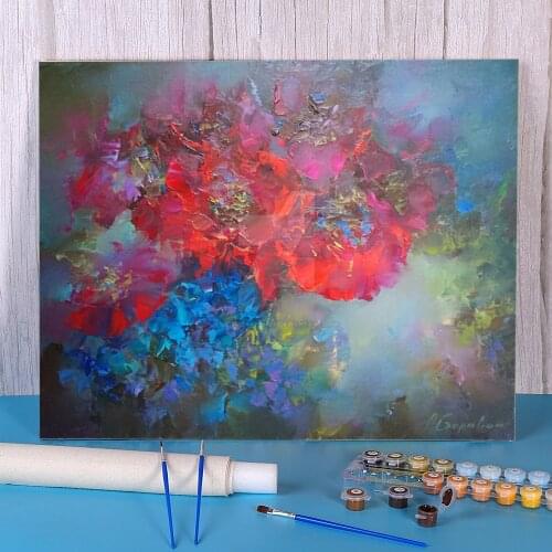 Evening Bouquet Paint By Numbers Kit Oil Paints 50*70 Picture By Numbers Photo Loft Picture For Adults For Drawing Art