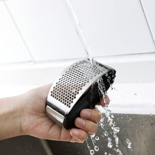 Stainless Steel Garlic Press Garlic carrot Squeezer Home Manual Garlic Masher Kitchen Chopping Ginger Garlic Tool Accessories