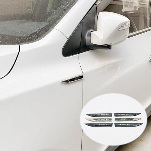 Stainless steel For Toyota Corolla RAV4 Camry Car Body side protector panel sign Trim Cover Trim Car Accessories styling 2PCS