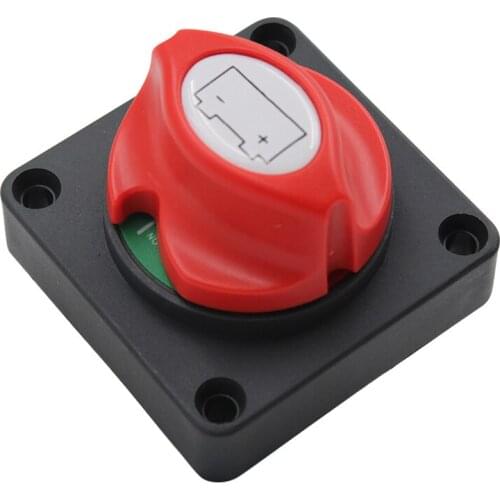 Battery Disconnect Switch Master Cut Shut Off Switch 12V 24V 48V for Marine Boat RV Waterproof Battery Isolator Switch