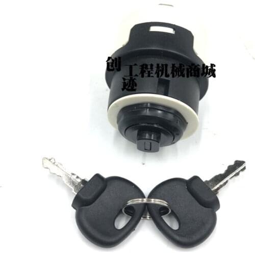 Free shipping for 01182528 Ignition Switch 2 keys Fit JCB CASE IH Deutz-Fahr JCB8052 8056