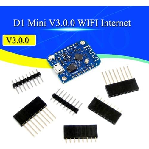 D1 mini V3.1.0 - for WEMOS WIFI Internet of Things development board based ESP8266 4MB Nodemcu Compatible D1 Mini V3.0.0