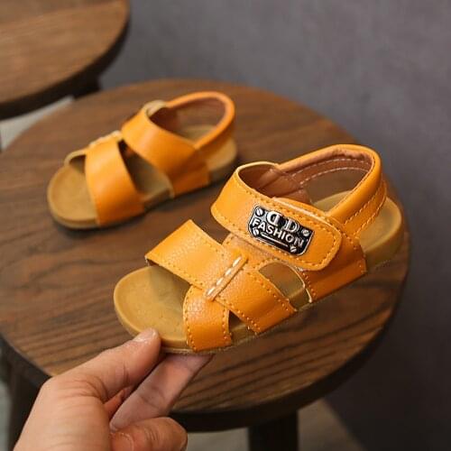 Fashion Little Boys Sandals Kids Summer Beach Shoes 2021 Brand New Children Sandals for Toddlers Sports Casual Flat Soft 21-30