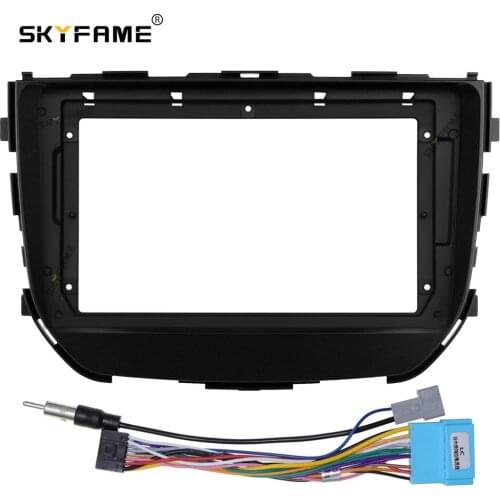 SKYFAME Car Frame Cable For SUZUKI Vitara Brezza 2016-2018 Screen Dask Kit Fascia Frame
