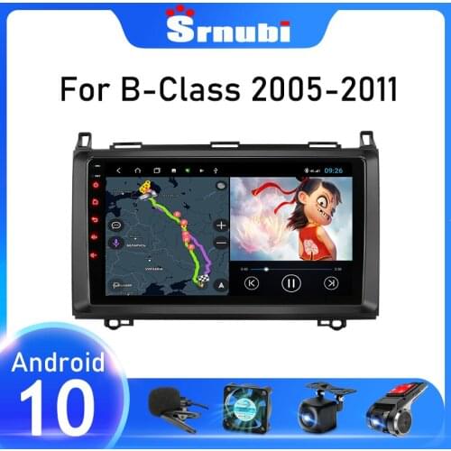 Srnubi Android 10 Car Radio for Mercedes Benz B-Class B Class Viano Vito B200 2005-2016 Multimedia Video Player 2 Din Stereo DVD
