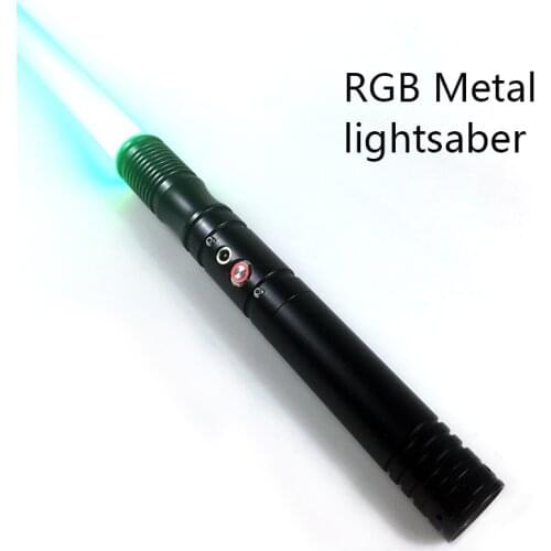 RGB Lightsaber Metal Light Saber Toys Sword Brinquedos Sabre De Luz Juguetes Kpop Lightstick Espada Laser Zabawki Oyuncak