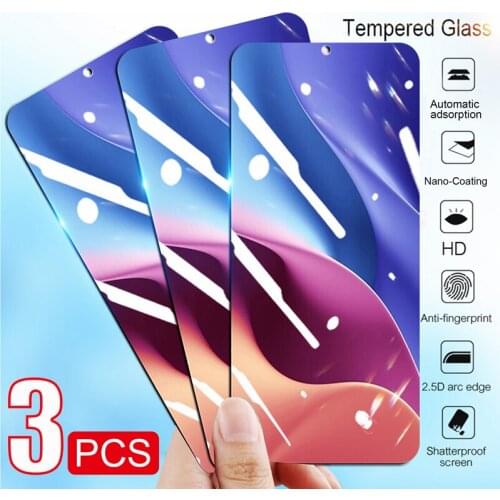 3PCS Tempered Glass For XiaoMi RedMi Note 10 Pro 10s 9 9S 9A 9AT 9C NFC 9T REDMI NOTE 8 8A 8T 7 7A PRO GLOBAL Screen Protector