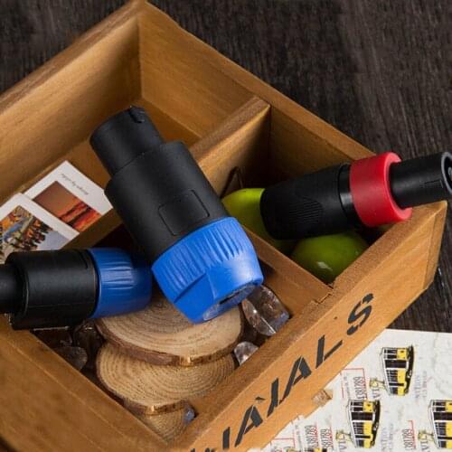 1PCS 4Pin 8 Pin Speakon NL4FC Coupler Socket Speaker Adapter Converter Audio Cable Ohm plug