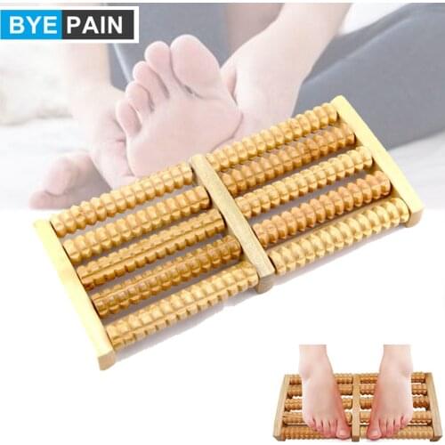 1Pcs Wooden Foot Massager Roller, Relax and Relieve Plantar Fasciitis, Heel Arch Pain, Stress Relief Tool