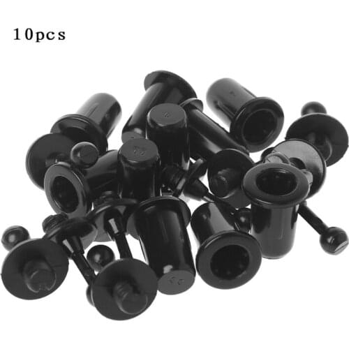 10 Pairs DIY Audio Speaker Buckles Plastic Ball Socket Type Grill Guides Peg Kit G6DD