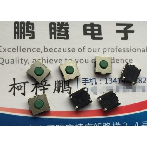 10PCS/lot SFKRA225 Taiwan Fuhua Tact Switch 6*6*2.5mm inner patch 4 feet foot inching button jog