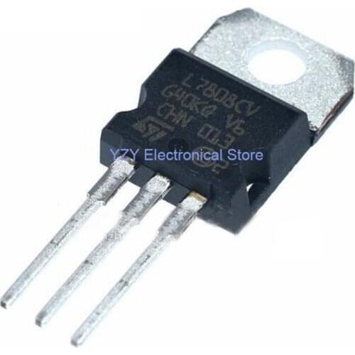 5PCS/LOT L7808CV TO220 L7808 TO-220 7808 LM7808 MC7808 NEW ORIGINAL Fast Shipping