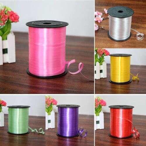 5mm Satin Ribbon 250yards/Lot DIY Handmade Crafts Supplies Wedding Birthday Party Gift Wrapping White Pink Gold Purple Ribbons