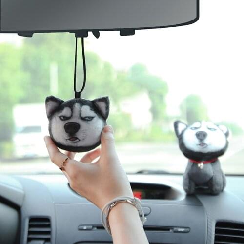 Car Accessories Cartoon Doll Car Interior Funny Hanging 3d Dashboard Decoration Gift Car Accessories Cute Husky Corgi Creative