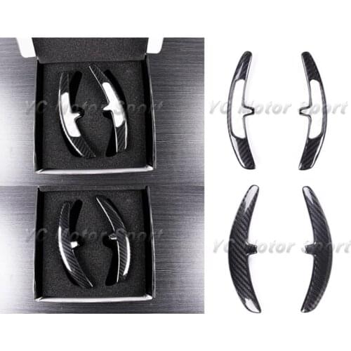 Car Accessories Dry Carbon Fiber Shift Paddle Fit For 2015-2017 Porsche Macan 911 991.2 958 Cayenne Shift Paddles