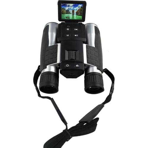 10*25 101M/1000M Black Color Hot Sale Digital Sky-watcher binocular Telescope photo video Camera With sunroof screen