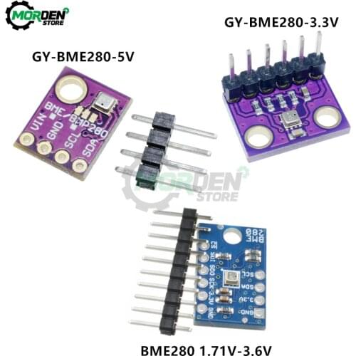 GY-BME280 3.3V 5V Digital Temperature Humidity Sensor BME280 Barometric Pressure Sensor Module I2C SPI interface 1.8-5V