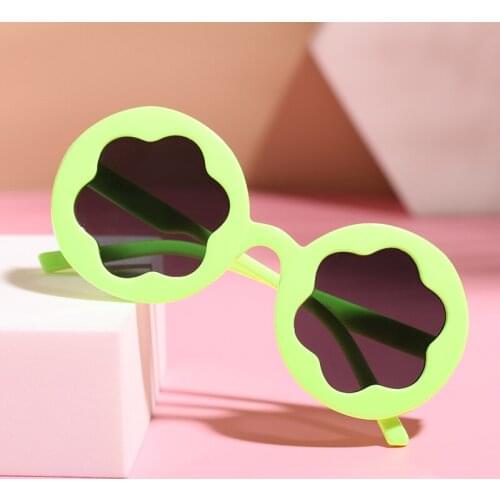 Kids UV400 Sunglasses Cute Floral Shaped Outdoor Beach Sunglasses for Toddler Boys Girls