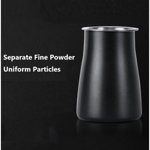 Stainless Steel Coffee Powder Filter Powder Sieve Coffee Cocoa Flour With Lid Flour Filter Cup Coffeeware Kitchen Tools Cocina