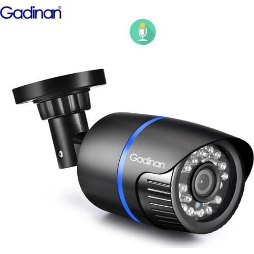 5MP 2592X1944P Audio Recording POE IP Camera Outdoor CCTV Surveillance Bullet Camera IR Leds P2P ONVIF 48V POE