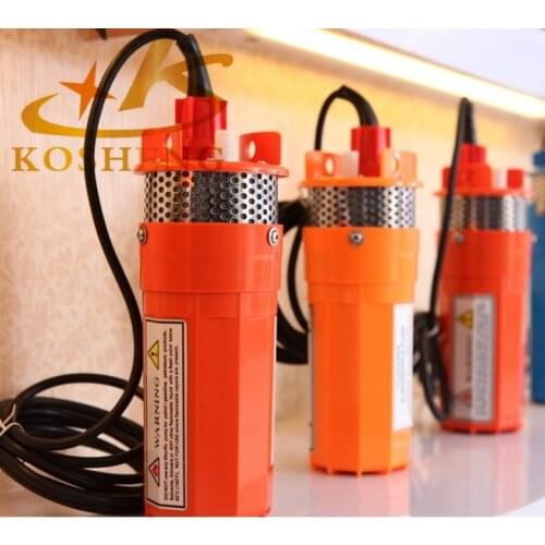 Kosheng solar Submersible 12v DC 70M head Solar water pump for 30M Deep Well 001