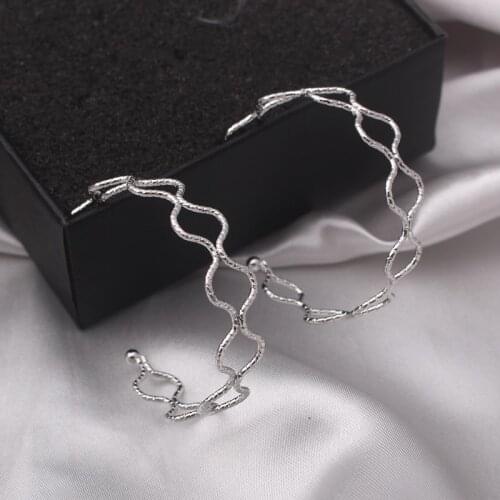 Hot Sale Geometric Irregular Oval Iron Wire Round Earrings For Women Ear Ring Simple Fashion Jewelry Bijoux 2021 Wholesale