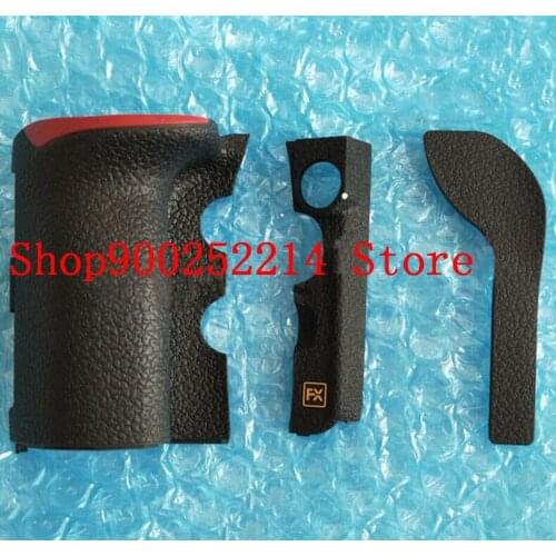 A Set of 3PCS New original Bady rubber (Grip+left side+thumb) repair parts For Nikon D850 SLR