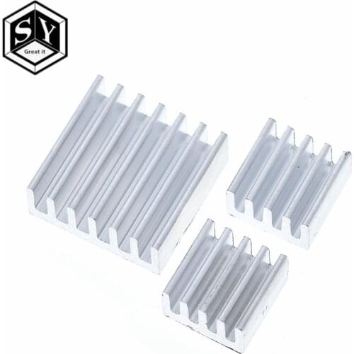 3PCS Adhesive Raspberry Pi Heatsink Cooler Pure Aluminum Heat Sink Set Kit Radiator For Cooling Raspberry Pi 2 B