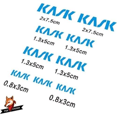 Bike Sticker for KASK Helmet Stickers Mountain Bicycle Road Bike Helmet Sticker Riding Helmet Decals