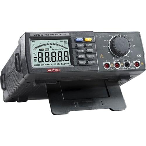 MS8040 22000 Counts AC DC Voltage Current Auto range Bench multimeter True RMS Low-pass filtering With RS-232 Interface