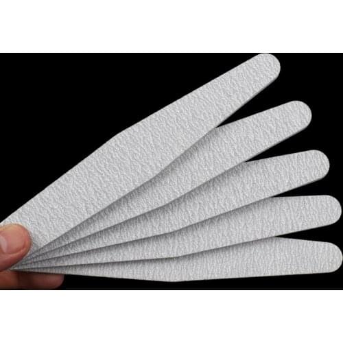 25pcs/lot Diamond Professional Nail File 100/180 Grey Sandpaper Sanding Buffer Blocks UV Gel Polishing Manicure Beauty Tools