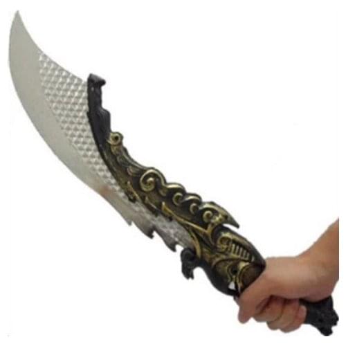 Recommend big knife New Products Recommend Big Knife Fighting Tool Fancy Green Plastic Toy Boy Sword Weapon Category Unisex 5-7