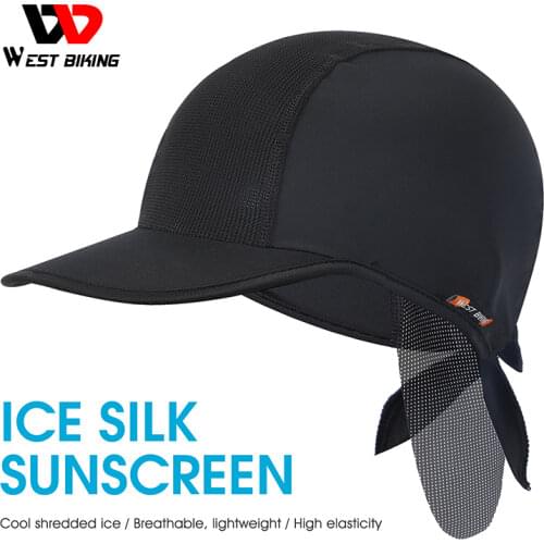 WEST BIKING Cycling Caps Summer Anti-UV Bike Helmet Hat Outdoor Sport Running Fishing MTB Bike Riding Bandana Men Women Hat Cap