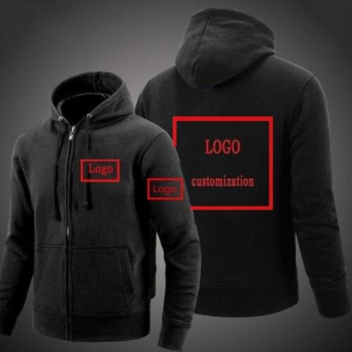 2021 Spring Autumn Mans Custom Any Logo Sweatshirts Jackets Unisex Sweatwear Sport Coat Top Harajuku Hoodies