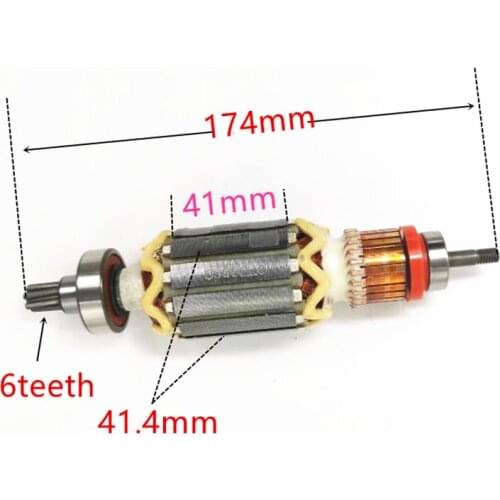 Armature Rotor For Makita HR4003C HR4013C 513888-4 Power Tool Accessories Electric tools part