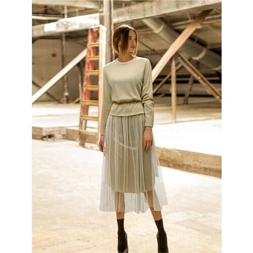 Модные трикотажные платья Zioksy China At AliExpress