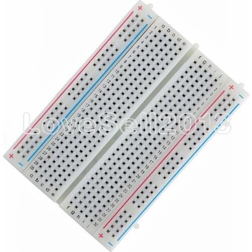 1PCS Mini Universal Solderless Breadboard 400 Contacts Tie-points Available AL