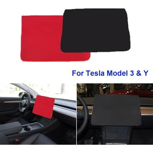 Car Accessories GPS Player Screen Cover Protector Dust Guard Error Free Automotive Sunshade For Tesla Model 3 2017-2021 Model Y