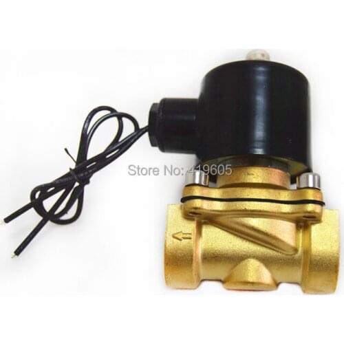 Free shipping 3/4" Solenoid Valve Normally closed for Water Air Oil 220vac