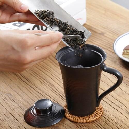 Tea mug with infuser mug for loose tea
