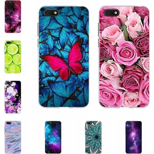 For Huawei Y5 2018 Case Cover For Huawei Y5 Prime 2018 Honor Play7 Cover Soft Silicone Thin TPU Phone Bag Case On Honor 7s Coque