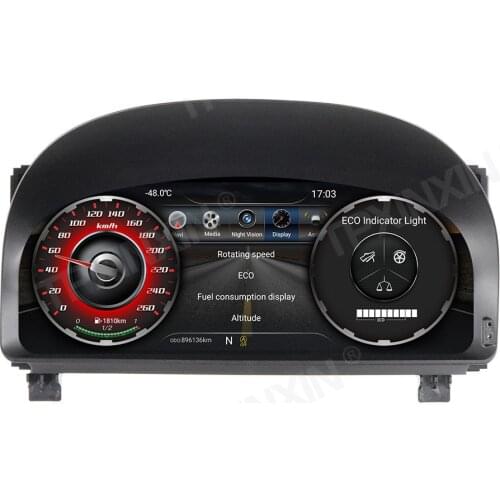 Android Meter Screen For Toyota Vellfire 20 Alphard 20S Car Dashboard Entertainment Speed Screen Digital Cluster Virtual Cockpit