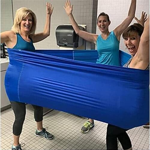 Kids Adults Lycra Fabric Elastic Game Blet Multiplayer Entertainment Equipment Training Wheels Lycra Tube Team Building Games