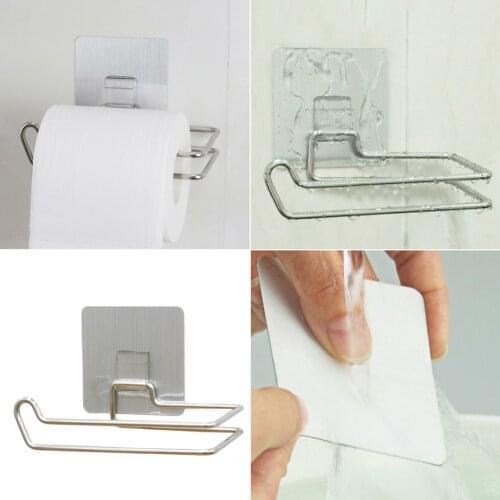 Repeatedly Washable Reusable Punchingfree Stainless Steel Tissue Holder Without Residue Adhesive Left robust