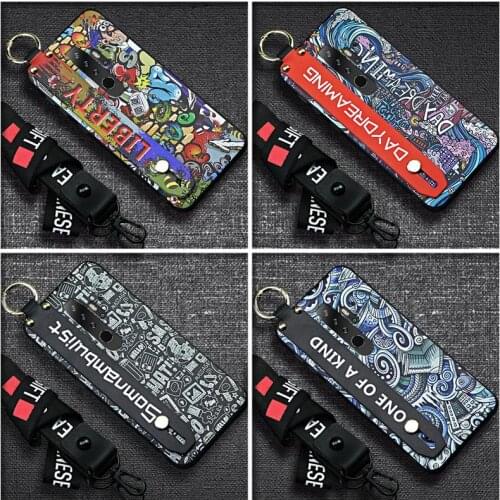 New Lanyard Phone Case For Blackview BV6300 Pro Soft Case Anti-dust Silicone For Man Cute Wristband