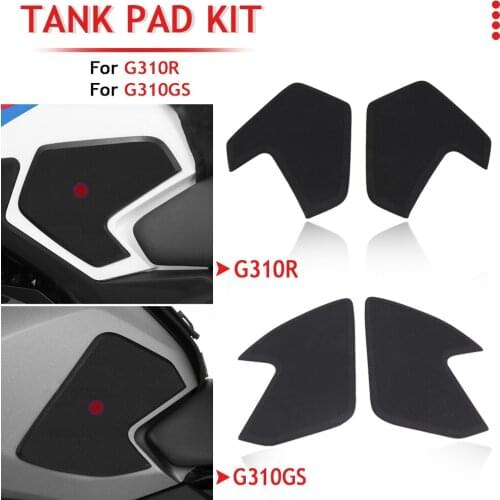 New Motorcycle side fuel tank pad For BMW G310R G 310 R G310GS G 310 GS Tank Pads Protector Stickers Knee Grip Traction Pad