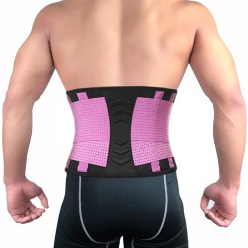 New Adjustable Women Steel Plate Waist Bodybuilding Belt Orthopedic Posture Corrector Brace Lower Back Spine Lumbar Support Belt